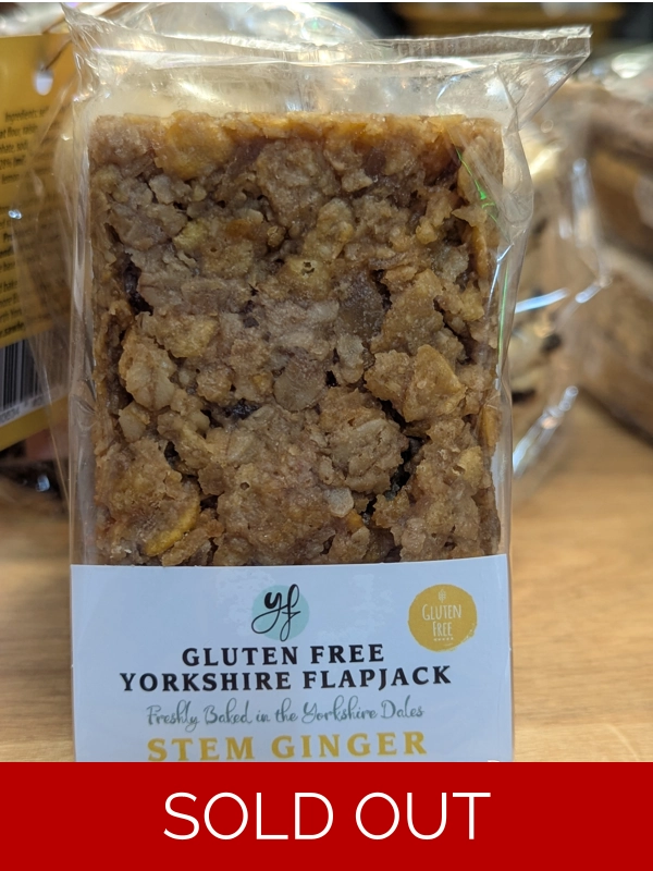 Gluten Free Stem Ginger Flapjack